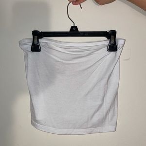 White tube top